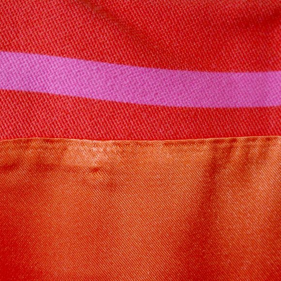 Kate Spade Jillian Pink Orange Stripe Bow Dress XS - Picture 5 of 7